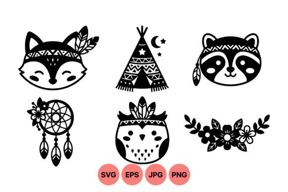 Download Boho Woodland Animal Clipart Set - Boho woodland animal Collection