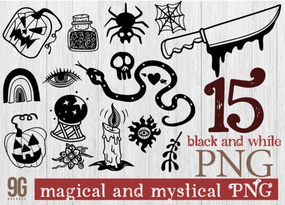 Download 15 Magical and Mystical Boho Elements. - Elements Collection