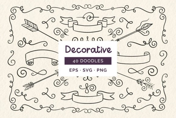 Download Decorative Doodles - Doodle Collection