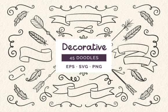 Download Decorative Doodles - Doodle Collection