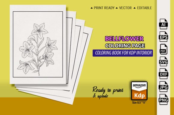 Download Bellflower Drawing Easy Sketch, Line Art - Wing Collection